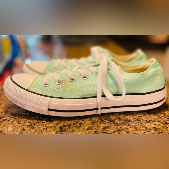 Converse Shoes - Women’s Converse Mint Green Low-Top Sneakers size 8
